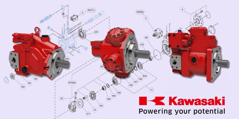 Kawasaki kpm hydraulics